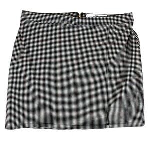 Hollister California Ultra‎ High Rise Gingham Mini Skirt Size L